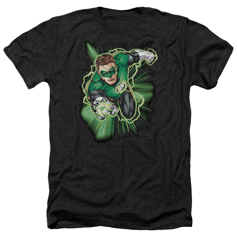 JLA - Green Lantern Energy Adult Regular Fit Heather Short product image 1
