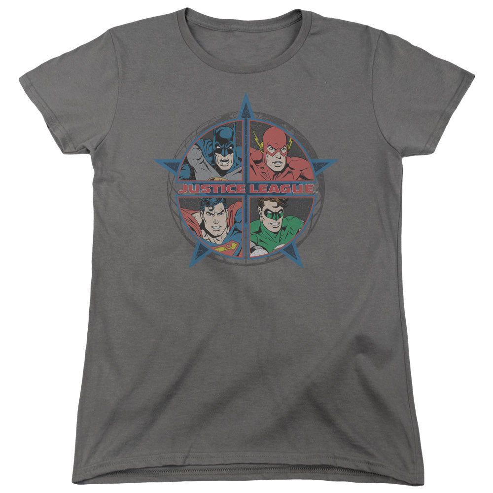 JLA - Four Heroes Women's Short Sleeve product image 1