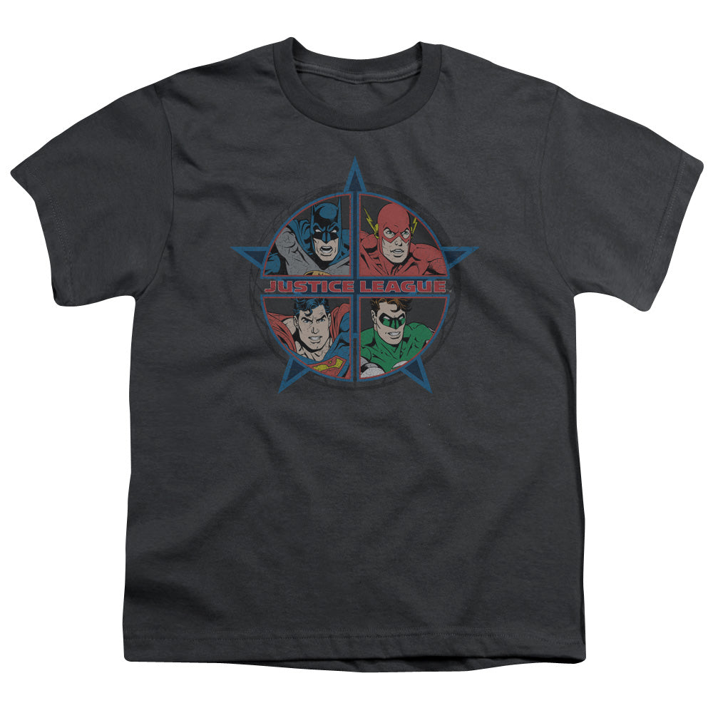 JLA - Four Heroes Youth Short Sleeve product image 1