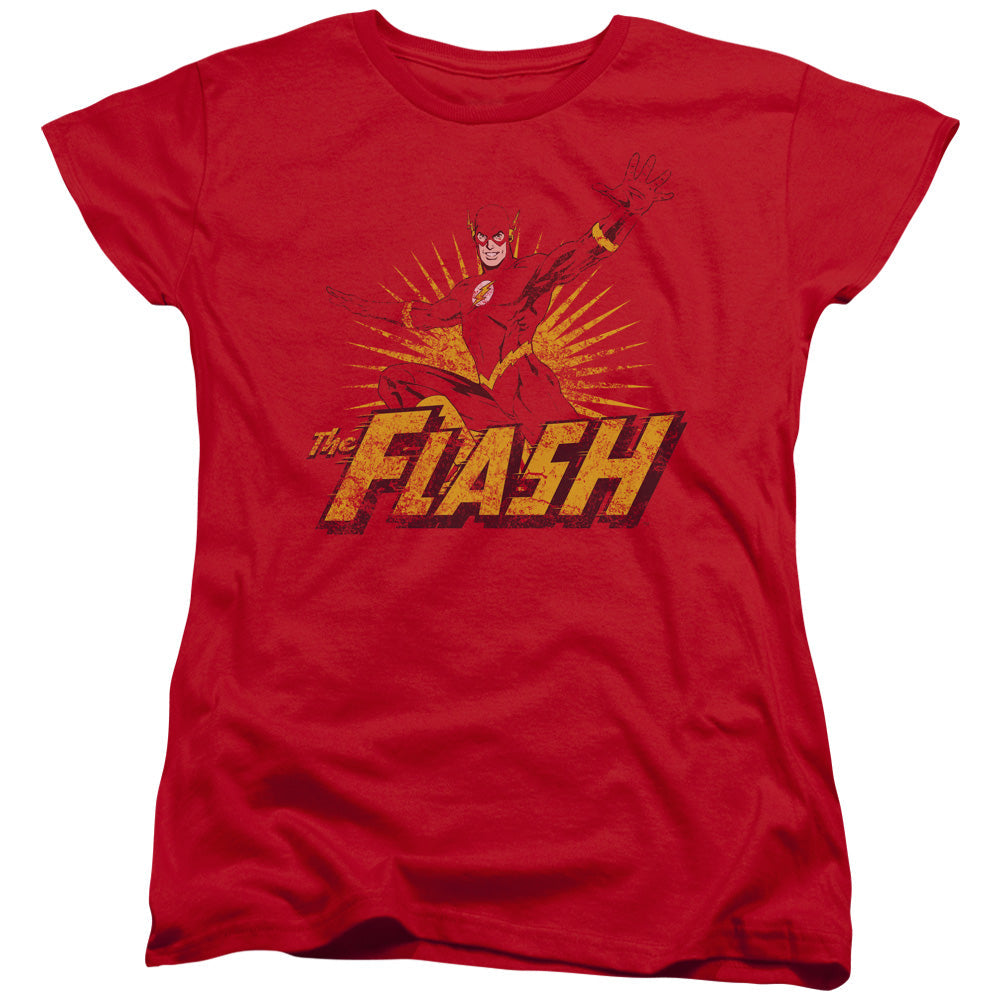 JLA - Flash Rough Distress Women's Short Sleeve product image 1