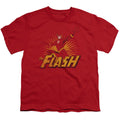 JLA - Flash Rough Distress Youth Short Sleeve product image 1