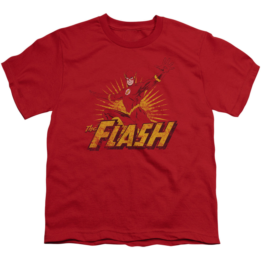JLA - Flash Rough Distress Youth Short Sleeve product image 1