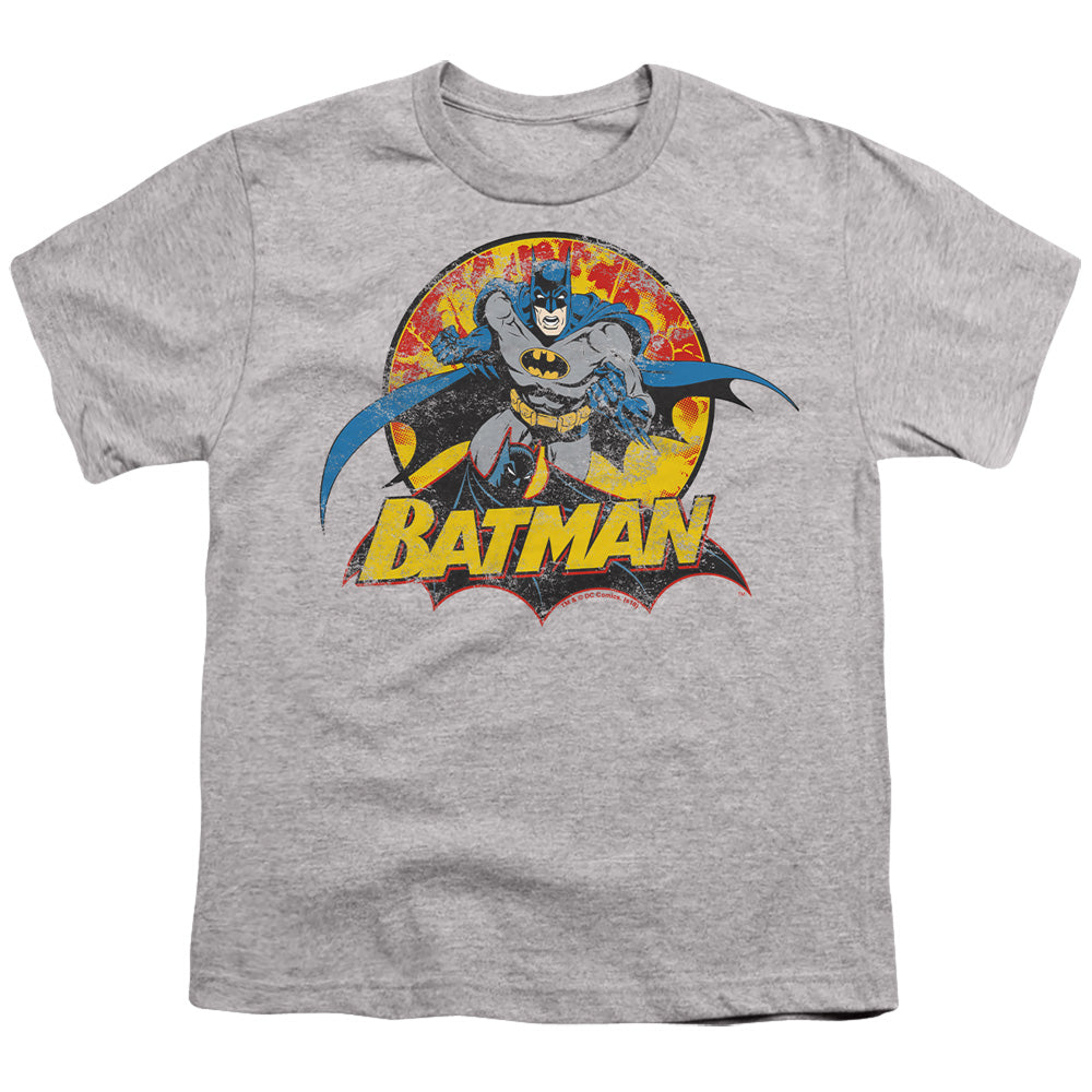 JLA - Batman Rough Distress Youth Short Sleeve product image 1