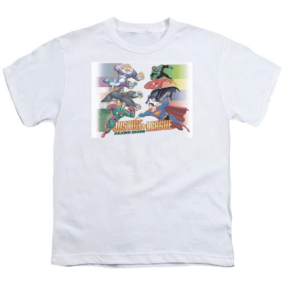 JLA - Evildoers Beware Youth Short Sleeve product image 1