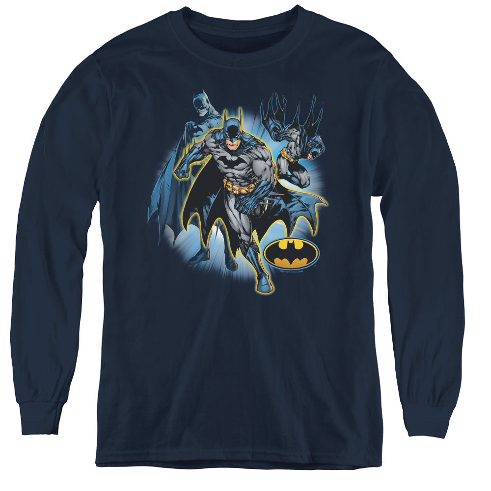 JLA - Batman Collage L - S Youth product image 1