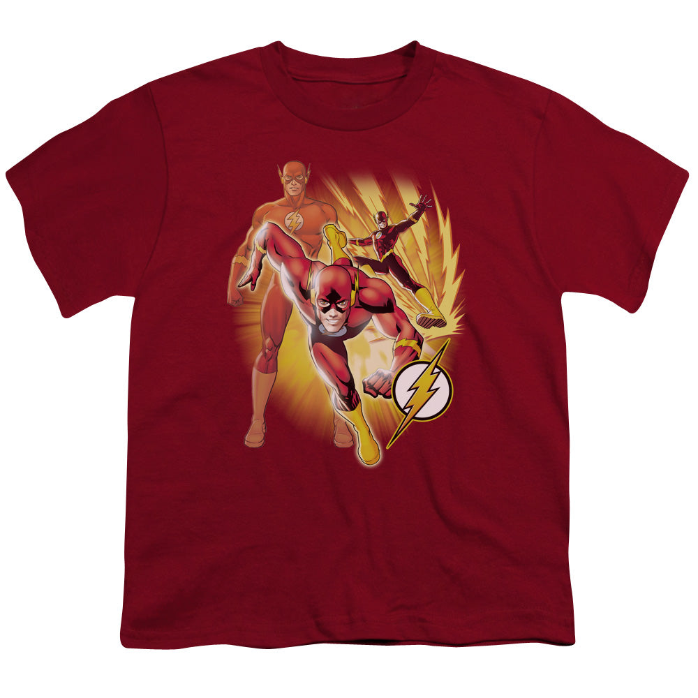 JLA - Flash Collage Youth Short Sleeve product image 1