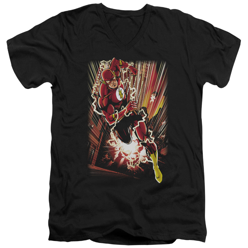 JLA - Street Speed Adult Slim Fit V Neck Cotton product image 1