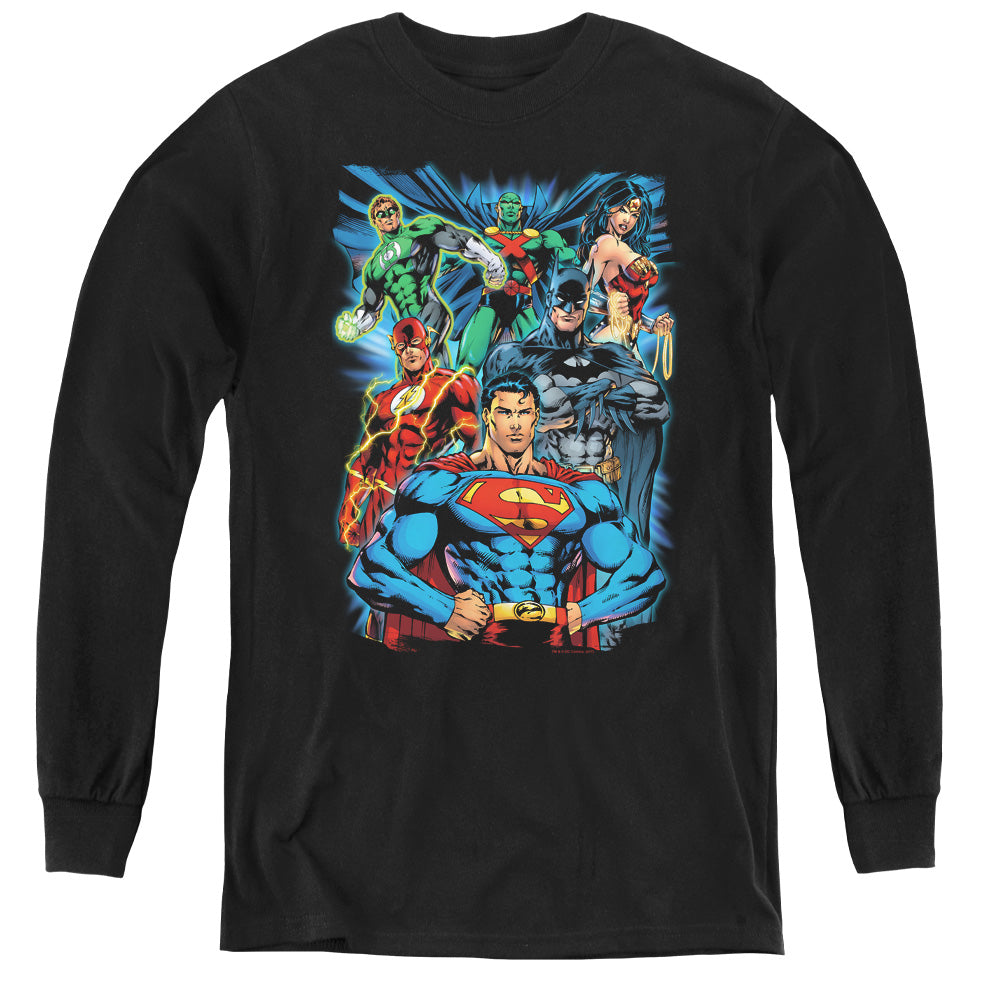 JLA - Justice Is Served L - S Youth product image 1
