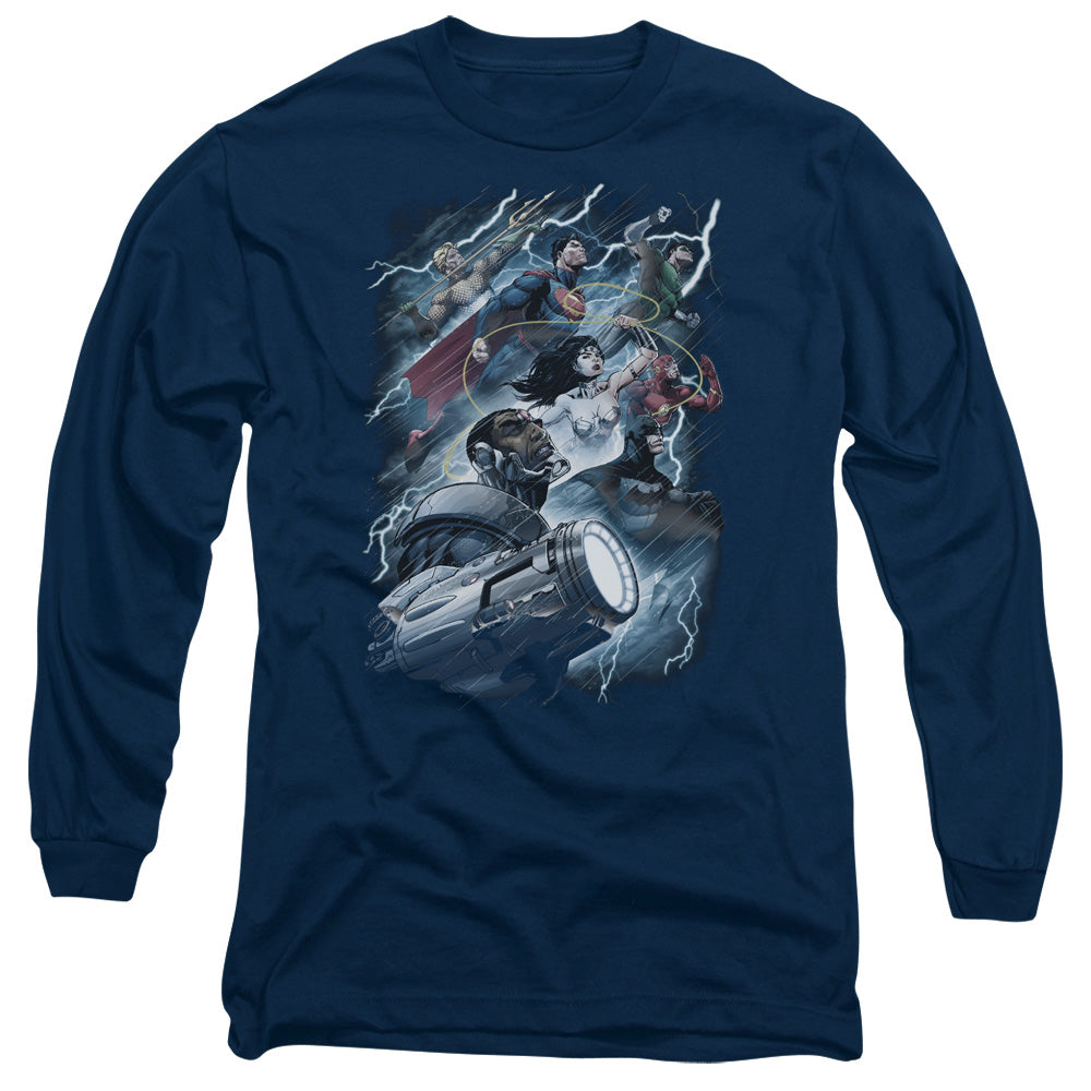 JLA - Ride The Lightening Adult Long Sleeve product image 1