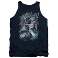 JLA - Ride The Lightening Adult Tank Top