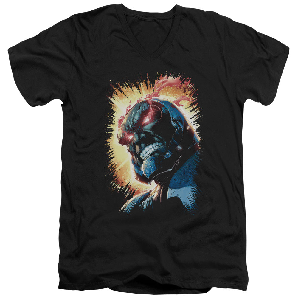 JLA - Darkseid Is Adult Slim Fit V Neck Cotton product image 1