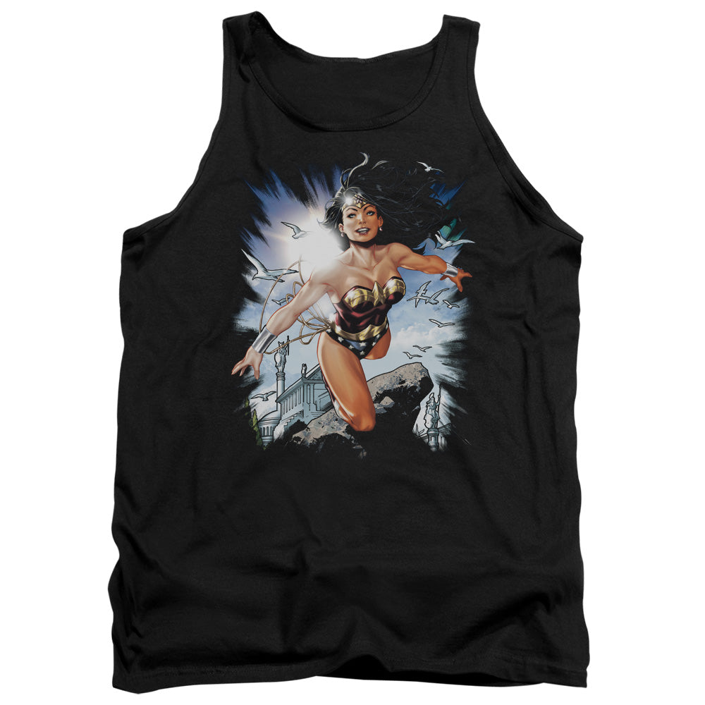 JLA - Of Themyscira Adult Tank Top