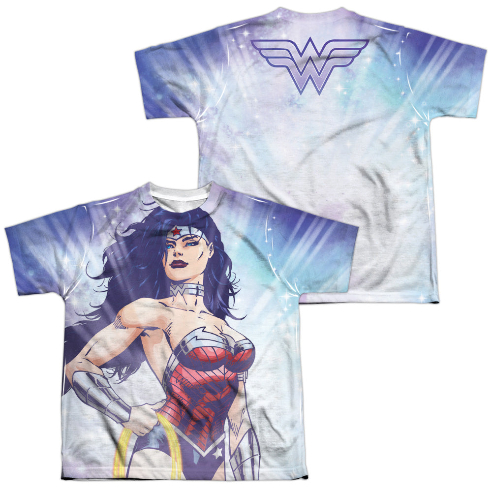 JLA - Warrior Goddess (Front - Back Print) Youth Short product image 1
