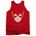 JLA - Flash Head Adult Tank Top