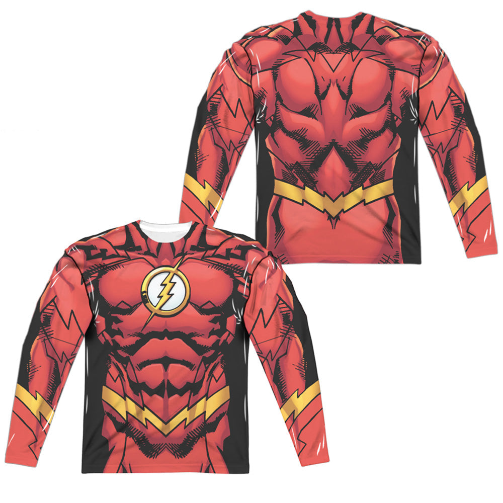 JLA - Flash 52 (Front - Back Print) L - S Adult Poly Crew product image 1