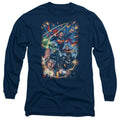 JLA - Under Attack Adult Long Sleeve product image 1