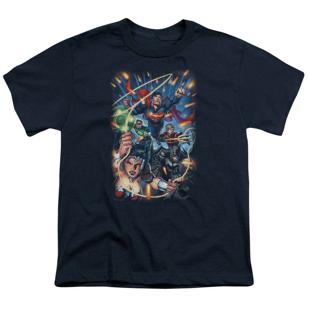 JLA - Under Attack Youth Short Sleeve product image 1