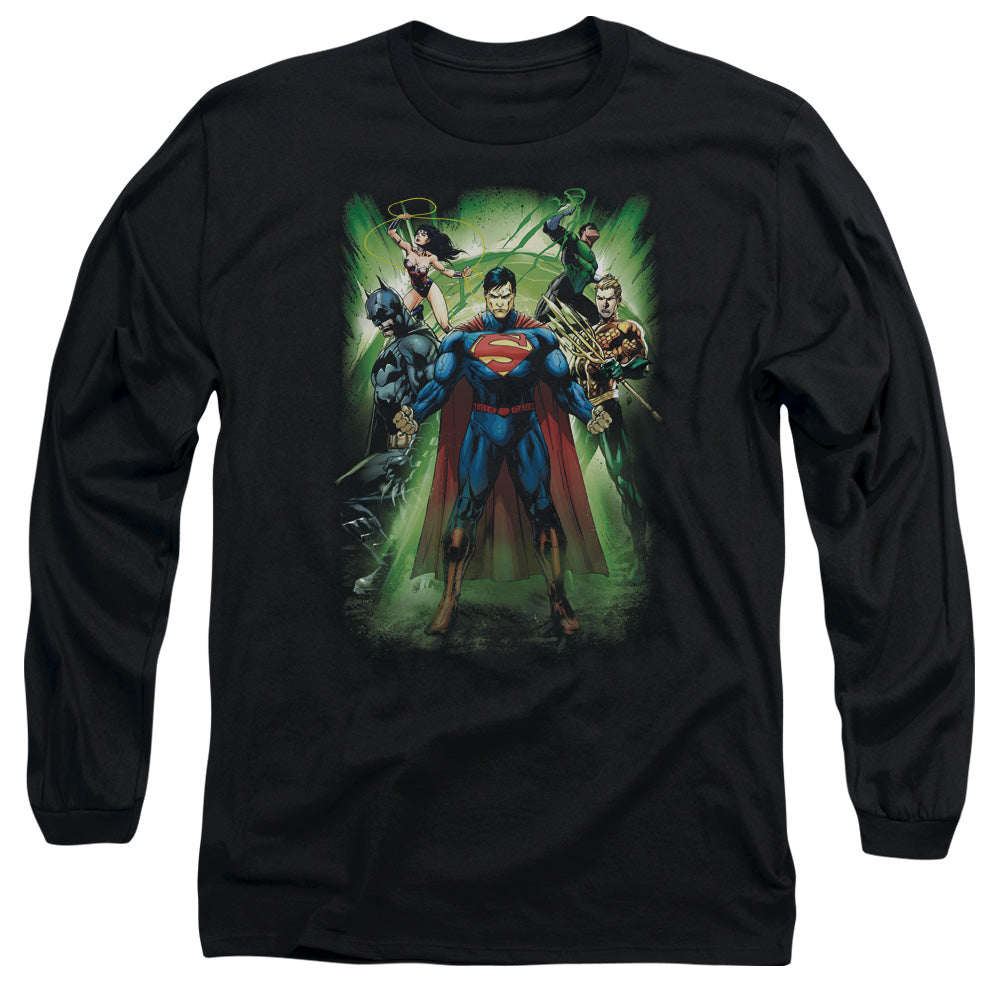 JLA - Power Burst Adult Long Sleeve product image 1