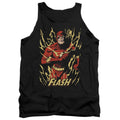 JLA - Flash Flare Adult Tank Top