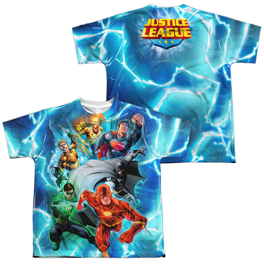 JLA - Lightning Team (Front - Back Print) Youth Short product image 1