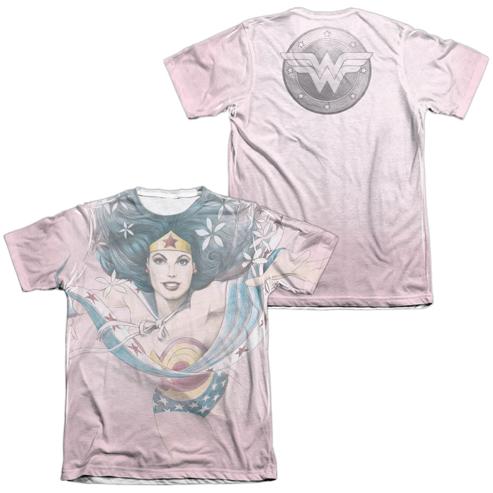 JLA - Sketched (Front - Back Print) Adult Regular Fit Short product image 1