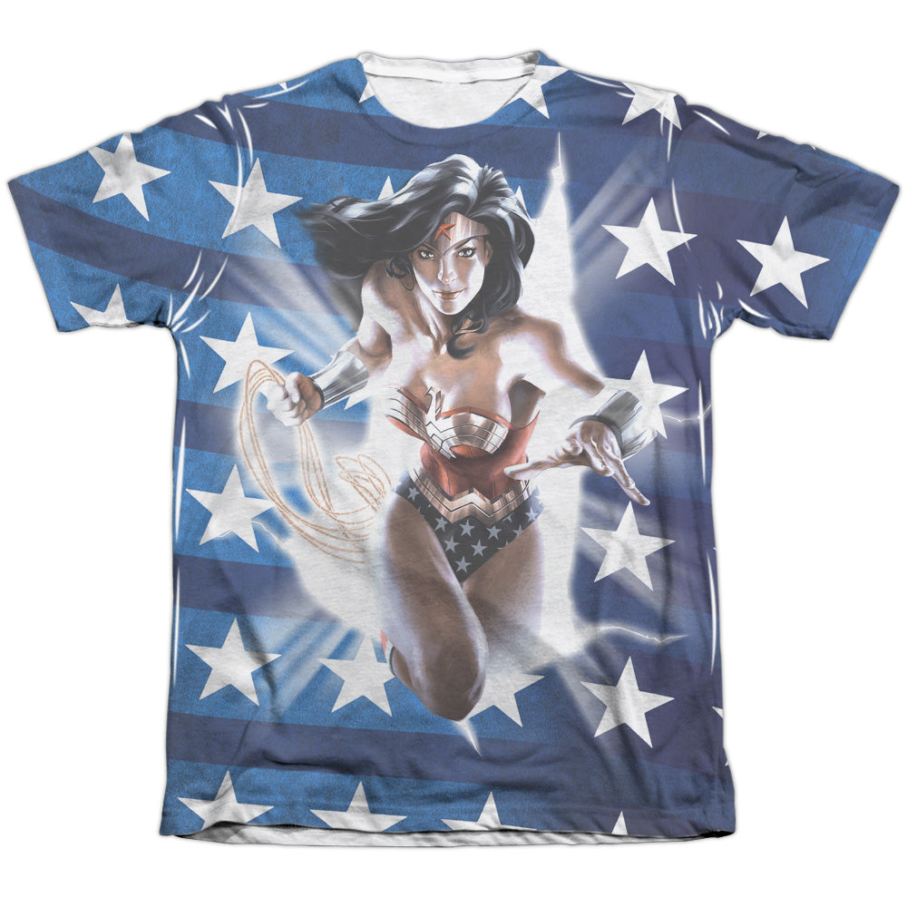 JLA - Ripped Flag Adult Regular Fit Short Sleeve 65 - 35 product image 1