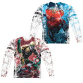 JLA - Aquaman Vs Manta (Front - Back Print) L - S Adult product image 1