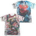 JLA - Aquaman Vs Manta (Front - Back Print) Adult Regular product image 1