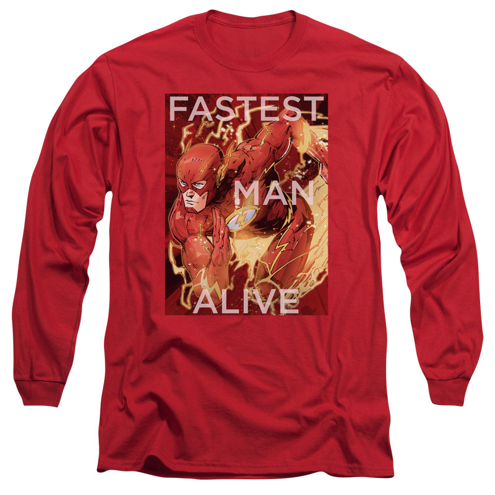 JLA - Fastest Man Alive Adult Long Sleeve product image 1