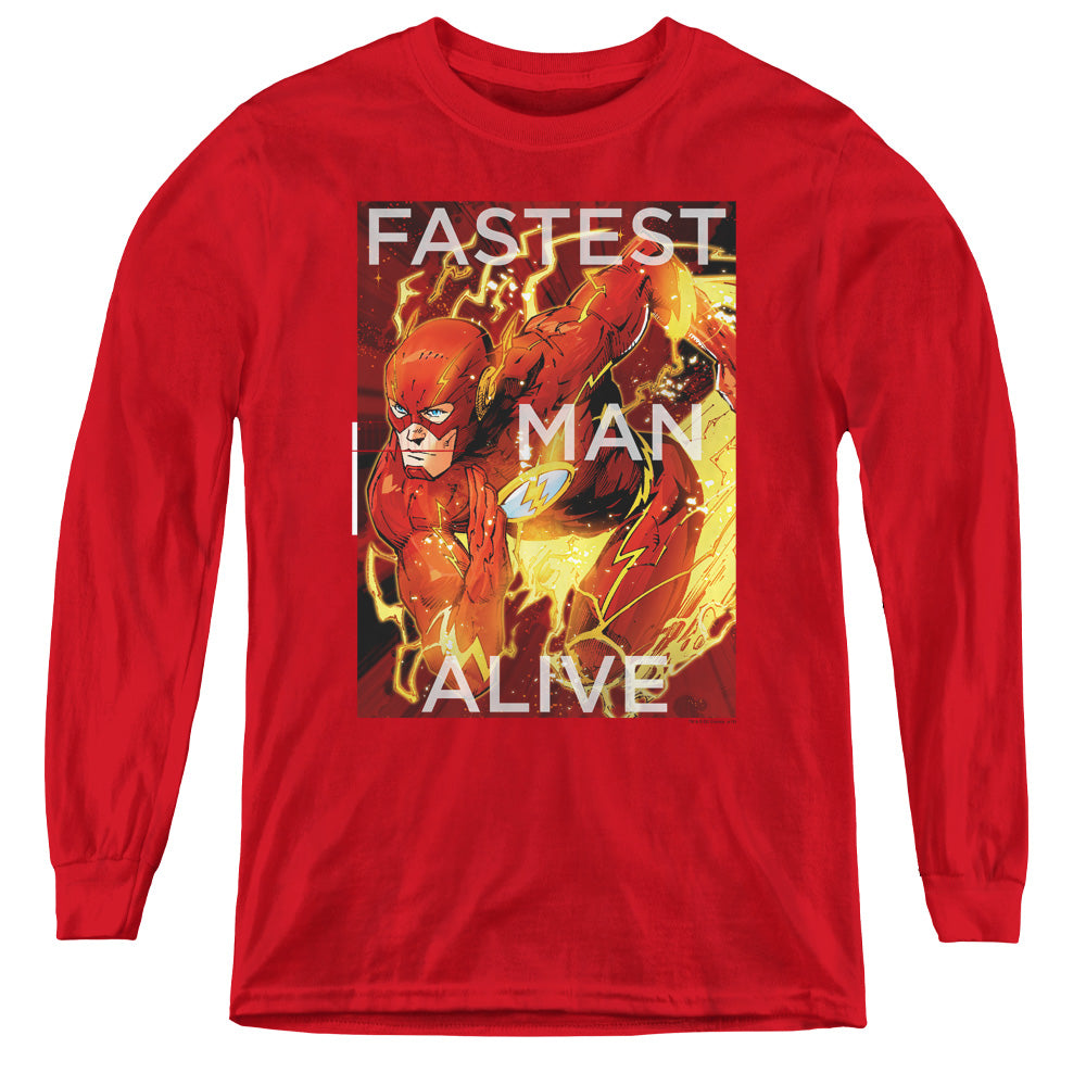 JLA - Fastest Man Alive L - S Youth product image 1