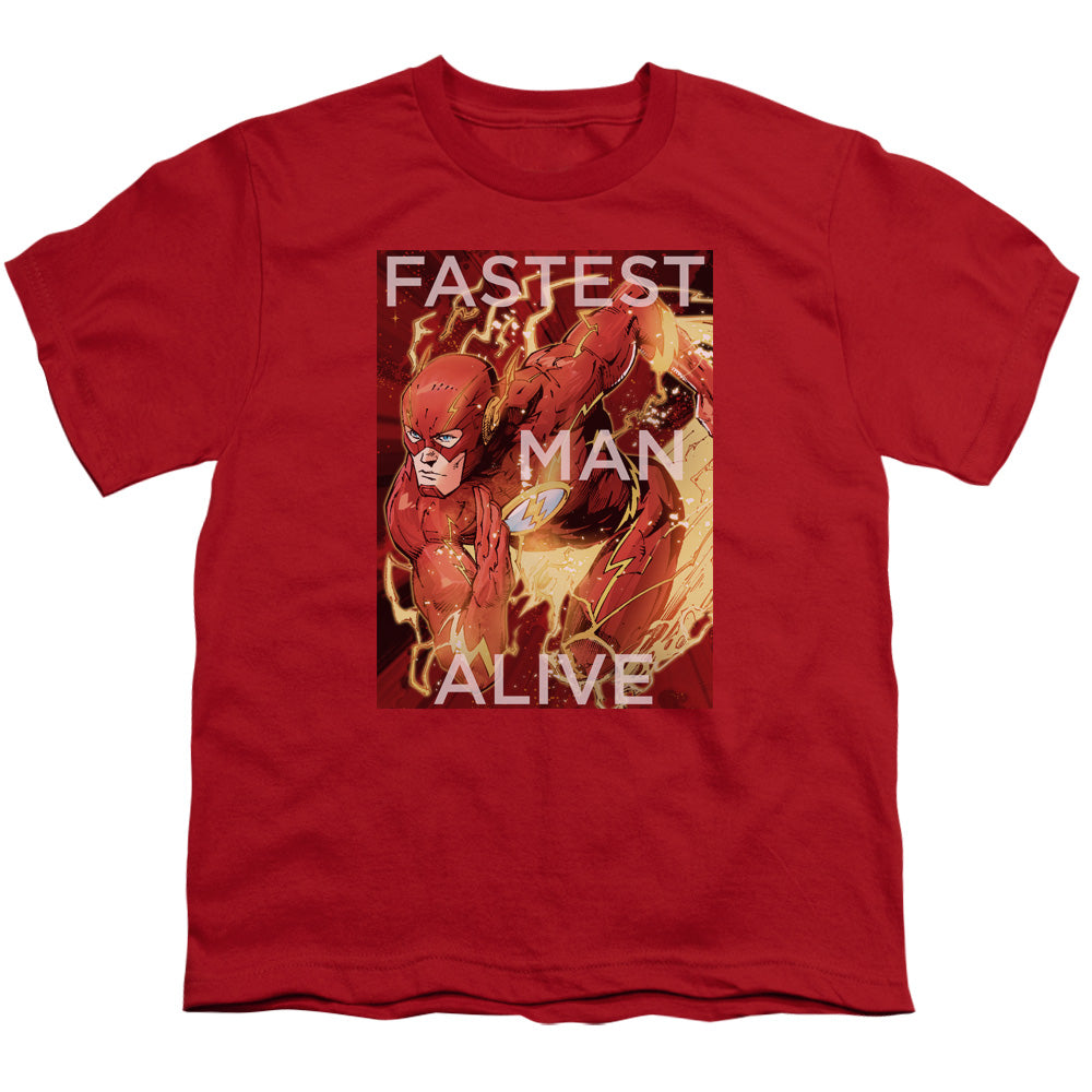 JLA - Fastest Man Alive Youth Short Sleeve product image 1