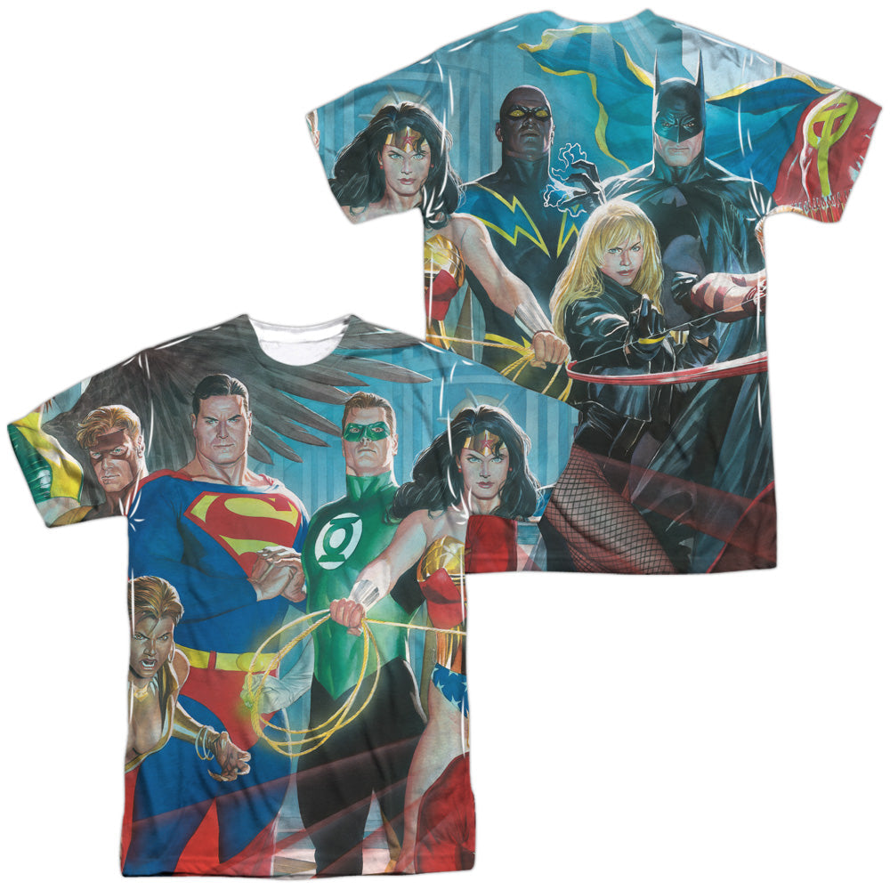 JLA - League Of Heroes (Front - Back Print) Adult Regular product image 1