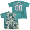 JLA - Bombshell Group (Front - Back Print) Youth Short product image 1