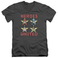 JLA - United Stars Adult Slim Fit V Neck Cotton product image 1