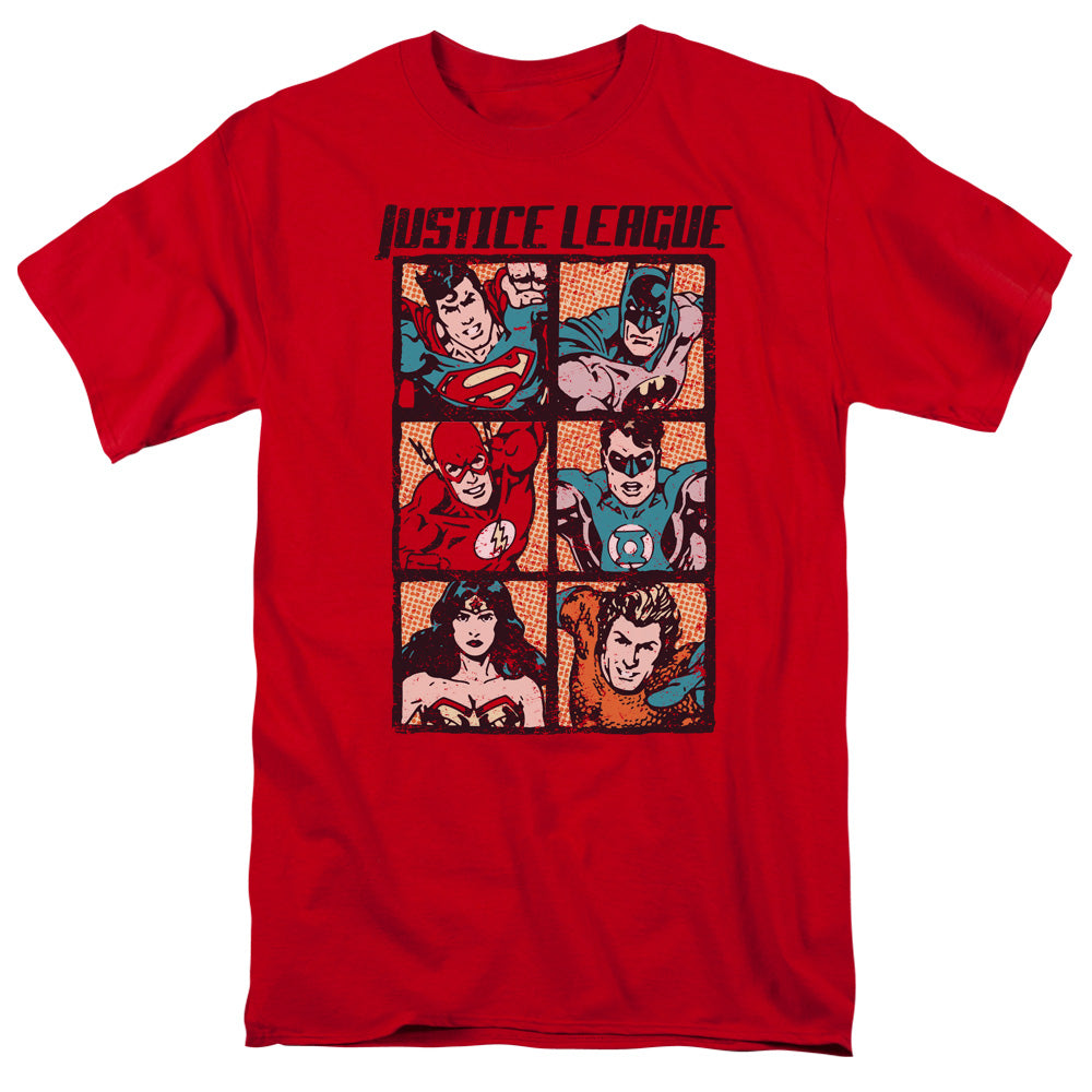 JLA - Rough Panels Adult Regular Fit Short Sleeve product image 1