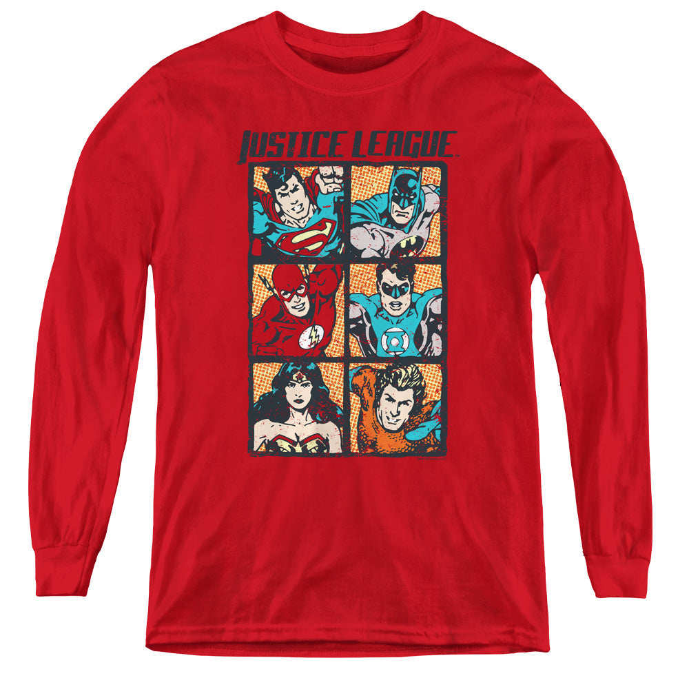 JLA - Rough Panels L - S Youth product image 1