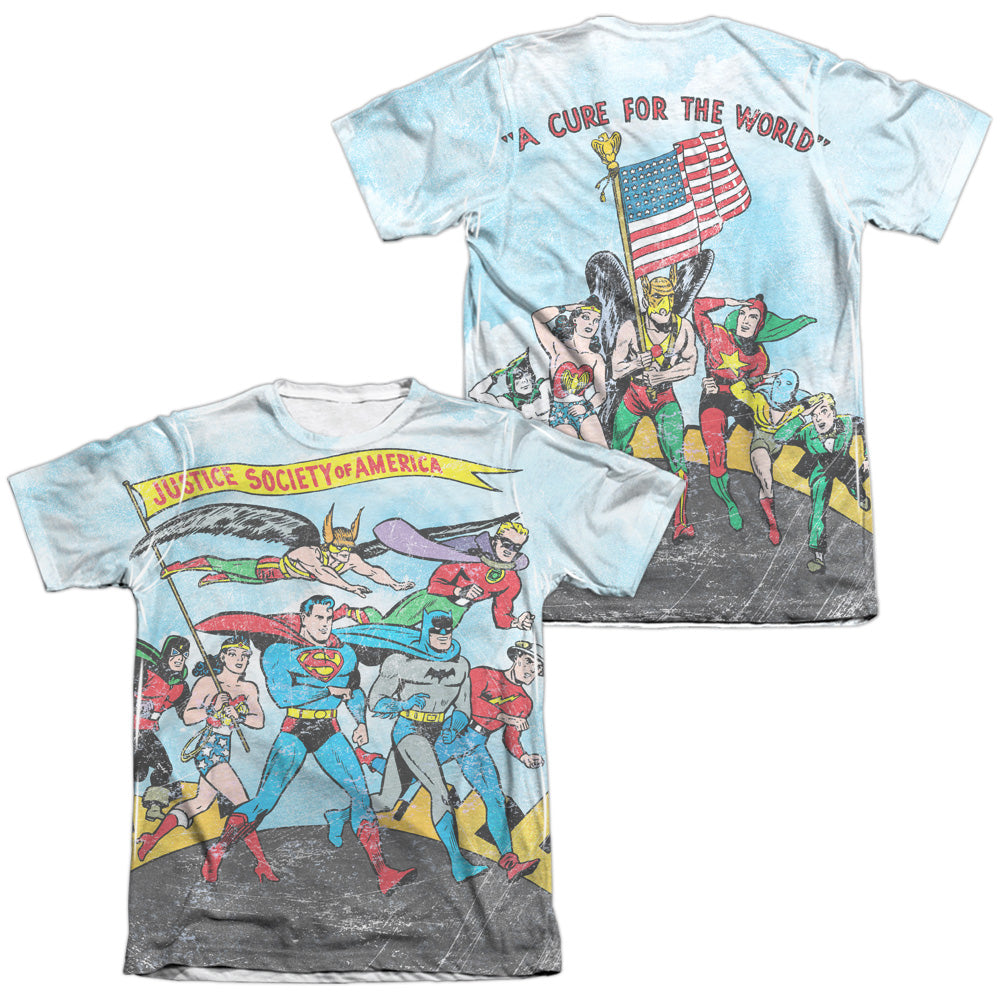 JLA - World Cure (Front - Back Print) Adult Regular Fit product image 1