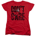 JLA - Don’T Care Women's Short Sleeve product image 1