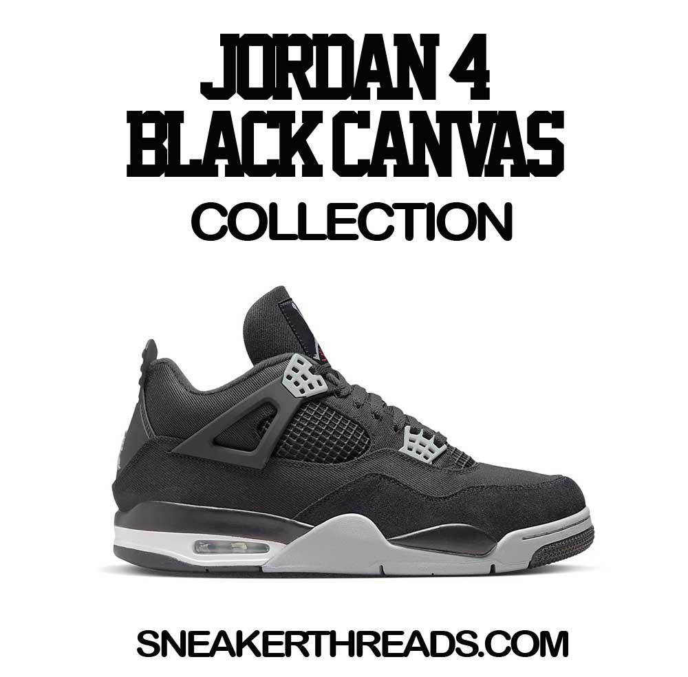 Retro 4 Black Canvas Clean Pair Shirt