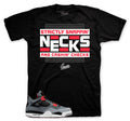 Retro 4 Infrared Snappin Necks Shirt