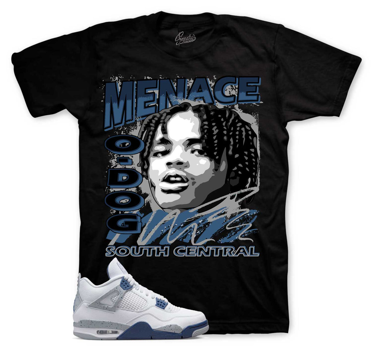 Retro 4 Midnight Navy Nineties Shirt