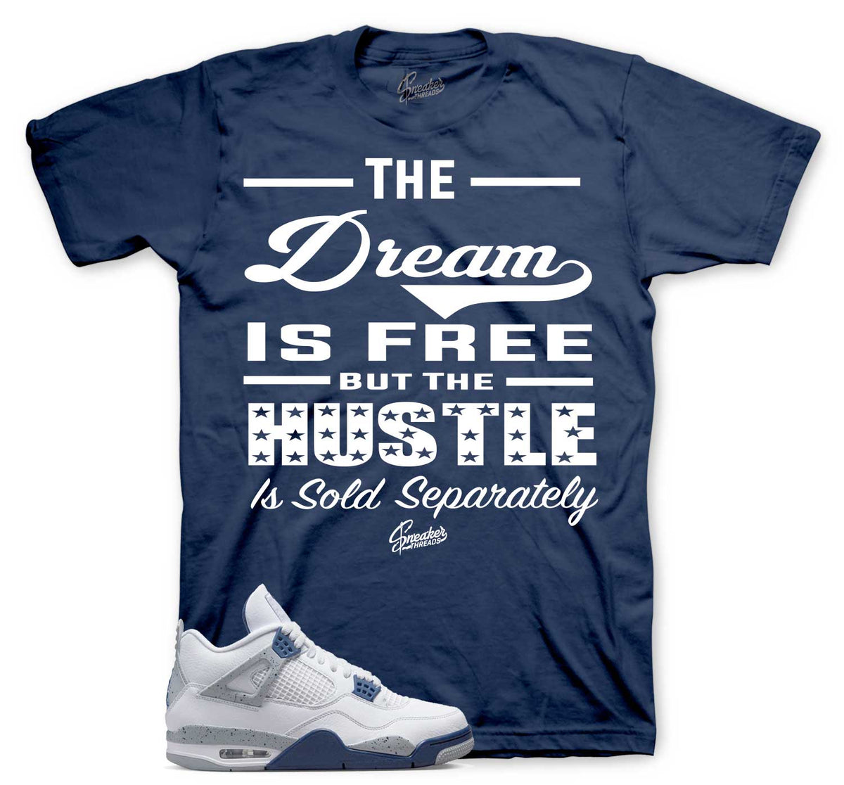 Retro 4 Midnight Navy Sold Separately Shirt