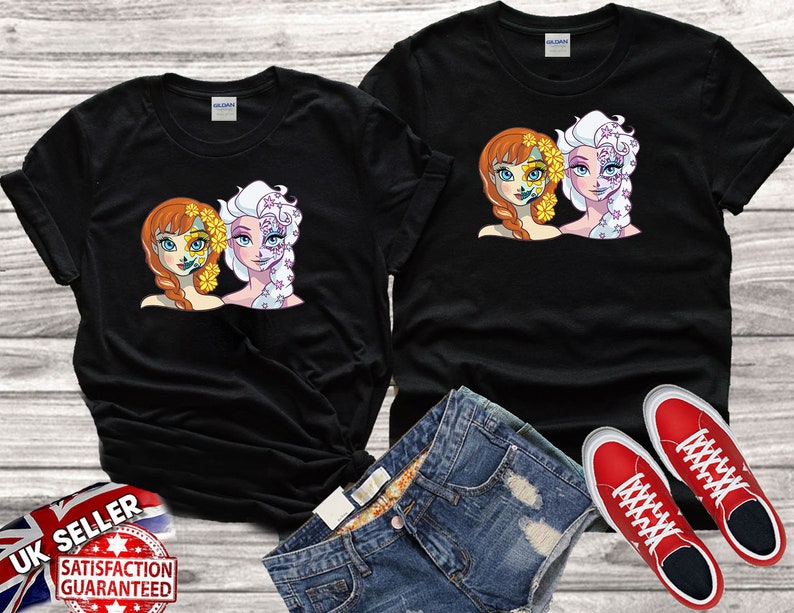 Disney Princess Elsa & Anna Frozen Sugar Skull Best Gift product image 1