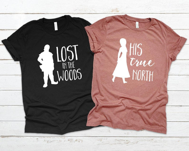Frozen Couple Shirts: Anna & Kristoff, Disney Matching Tees