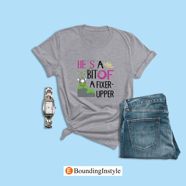 Disney Frozen Shirt, He's a bit of a Fixer-Upper, Princess Anna Cosplay, Trolls Shirt, Disney Couple Shirts, Engagement Gifts, Wedding Shirt