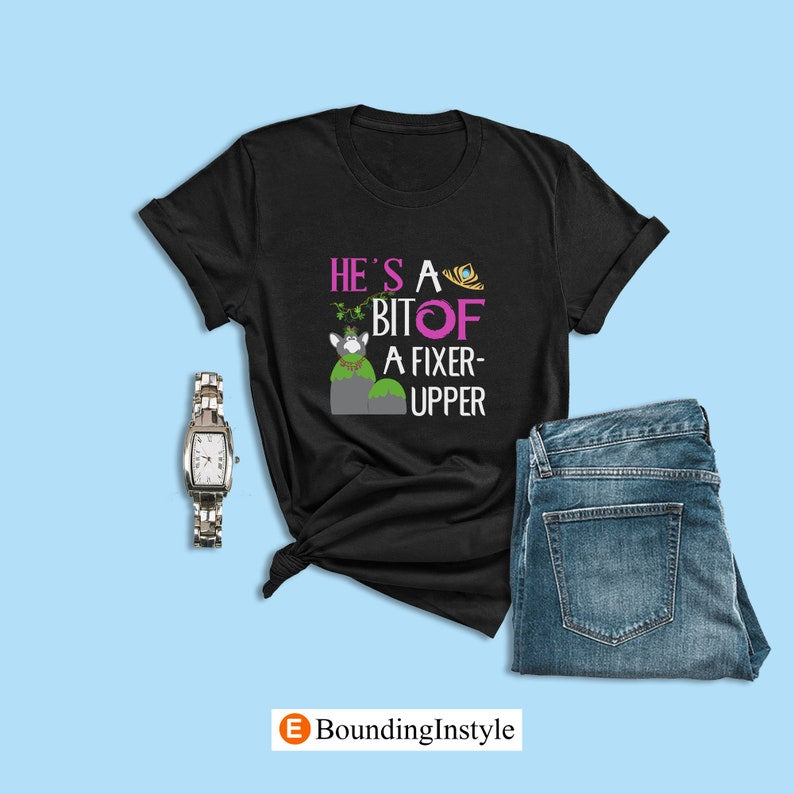 Disney Frozen Shirt, He's a bit of a Fixer-Upper, Princess Anna Cosplay, Trolls Shirt, Disney Couple Shirts, Engagement Gifts, Wedding Shirt