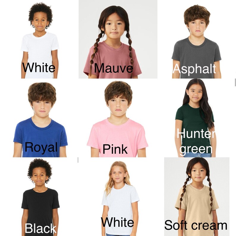 Fab Five Minnie, Mickey Mouse, Daisy or Donald Duck Profile Embroidered Youth or Adult Crewneck T-Shirt, Vacation Shirt, Disney