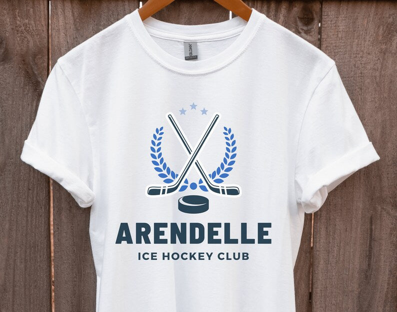 Men's Frozen Shirt | Arendelle Ice Hockey Shirt | Family Matching Frozen Shirts | Dad Disney Frozen Shirt | Couples Frozen Shirts