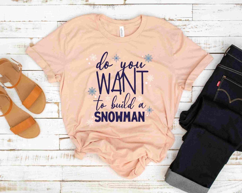 Do You Want to Build a Snowman? | Frozen Shirt | Olaf Shirt | Frozen Christmas Shirt | Epcot Frozen Shirt | Family Matching Frozen Shirt