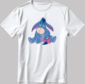 Disney Winnie the Pooh, Short Sleeve White-Black Men's / Women's T Shirt L943